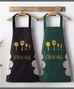 Hand wiping  kitchen cooking apron/oil-proof