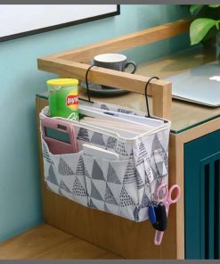 Over the cabinet door multipurpose canvas organizer