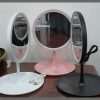 Led Makeup mirror with a  storage tray