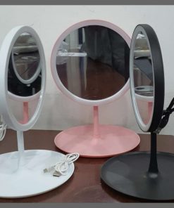 Led Makeup mirror with a  storage tray