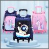 Cartoon themed Rolling Trolley school bag