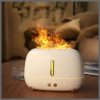 Portable Colorful Cool Mist USB LED Room Fire Flame Humidifier