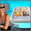 Rectangle Swimming pool inflatable tray