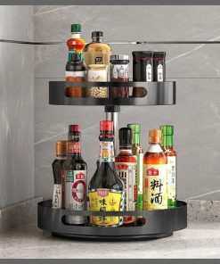 360° Rotating metallic Kitchen / Bathroom Storage Rack