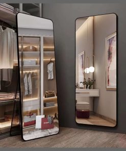 Full body rectangular framed dressing mirror