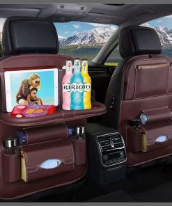 Multifunctional Car back seat storage bag with dinning tray