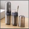 Portable tooth brush/paste holder