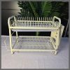 2 Layer High Quality White Dishrack