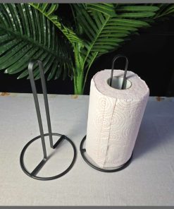 Black Paper Towel Holder / Tissue Stand