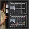 2Pcs set magnetic Montly/ Weekly fridge planner