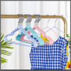 10pcs clothes hangers with antislip stainless steel hook