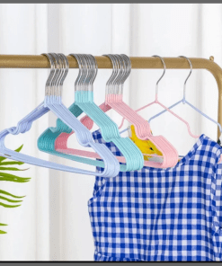 10pcs clothes hangers with antislip stainless steel hook