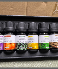 10ml 6 Bottles 100% Pure Natural Aromatherapy Essential Oil Gift Set