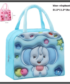 Lovely kids insulated lunch box bag
