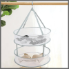 Clothes Drying Basket Hanging Net Pocket