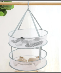 Clothes Drying Basket Hanging Net Pocket