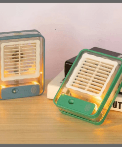Desk spray portable standing fan