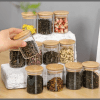 12Pcs Round glass jars set /spice jars
