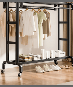 Household Clothes Rack with a shelf