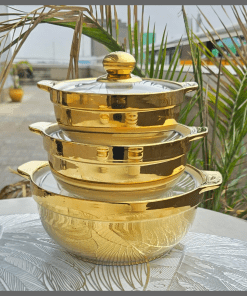 3in1 Casserole with gold line