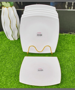 6pcs square glass plates