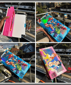 Partitioned pencil pouch big size