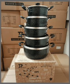 James Pot Black Cookware Set(Wove)