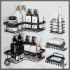 5in1 bathroom shelf organizer