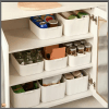 Multifunctional organizer basket with handle