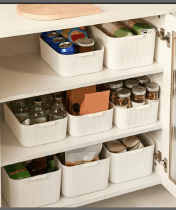 Multifunctional organizer basket with handle