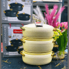 3Pcs Arcadian hot pot set