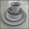 24Pcs ceramic dinner set