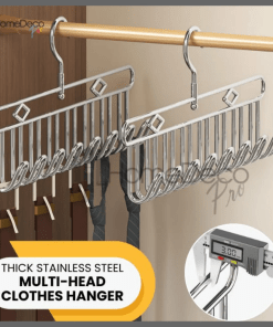 Rotating stainless  steel 8 hook hanger