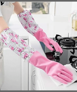 A Pair Full arm elbow size waterproof wash gloves