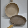 Heavy gauge granite frying pan