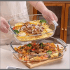 3 in 1 borosilicate Baking glass ware set