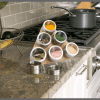 6Pcs Magnetic spice rack