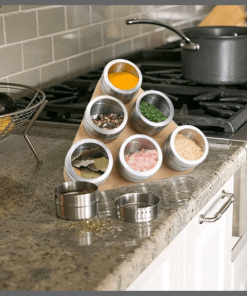 6Pcs Magnetic spice rack