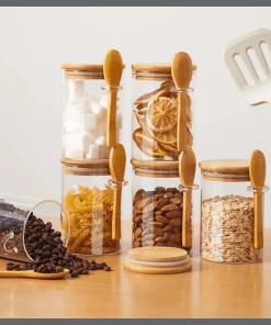 600ml Spice Jar with Wooden Spoon