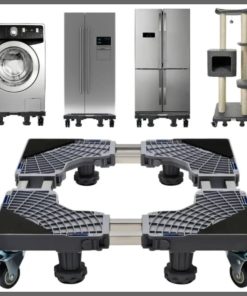 Heavy-Duty Double Tube Fridge/Washing Machine Stand 