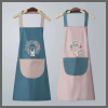 Oil proof and Waterproof Cartoon Apron with waist Wipe Hand