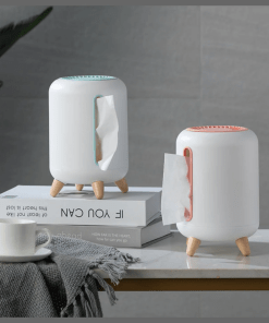 Vertical ventilation serviette or tissue holder