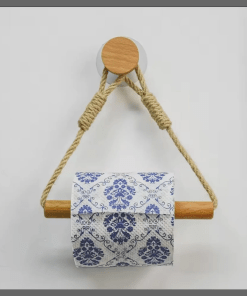Hemp Rope with bamboo tissue Holder