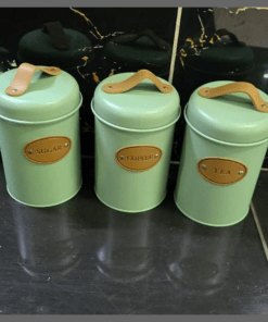 3Pcs  Alloy  Canister Set