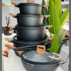 12pcs OSFE Marble cookware set