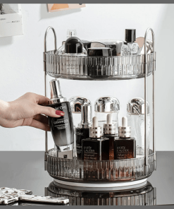 360 2 Tier rotating multifuctional transparent