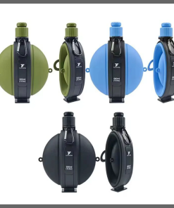 580mls Foldable Silicone Water Bottle With Compass