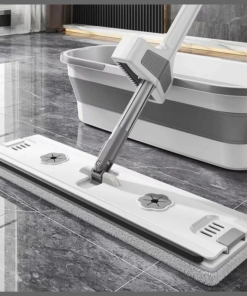 Household Flat Mops Hand-free Mop Bucket Set