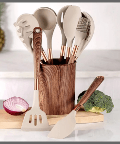 11Pcs Heat-resistant Covering Handle Kitchenware Utensils Set