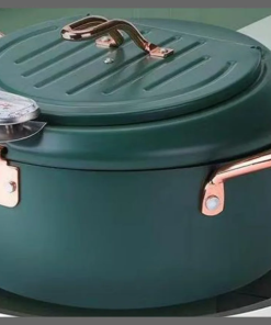 3.4L Nordic green coloured Frying pot